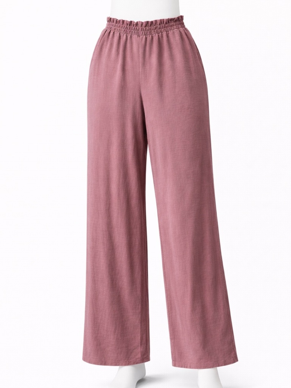Altar’d State Mauve Wide Leg Elastic Waist Pants size XS
